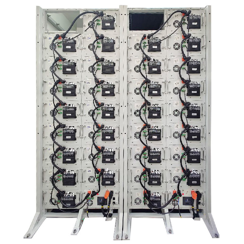 6000kwh Lifepo4 UPS Bataryası 340ah 400vac Derin Döngülü Lityum İyon Batarya, 18 Paralel Kabinli