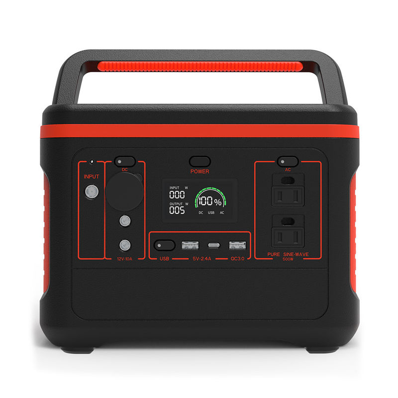 Kamp için 22.2V Şarj Edilebilir Taşınabilir Güç İstasyonu 568Wh Lifepo4 Güneş İstasyonu