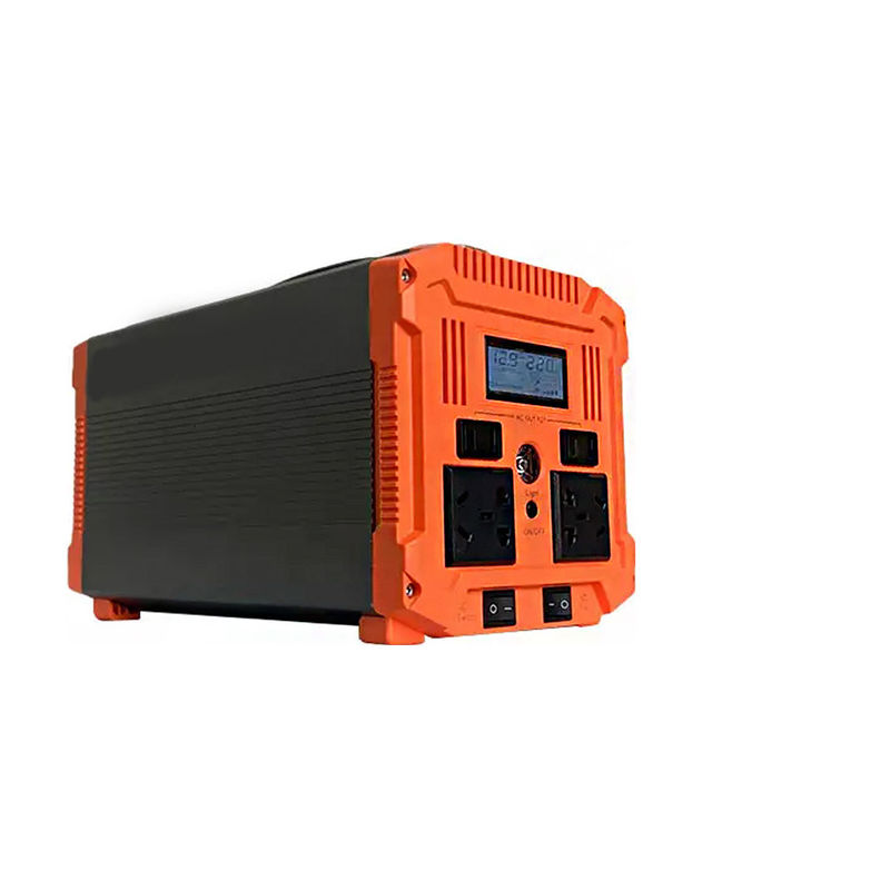 Lityum İyon Pil ile 12V 90AH Açık Güneş Taşınabilir Güç Jeneratörü 1200w UPS