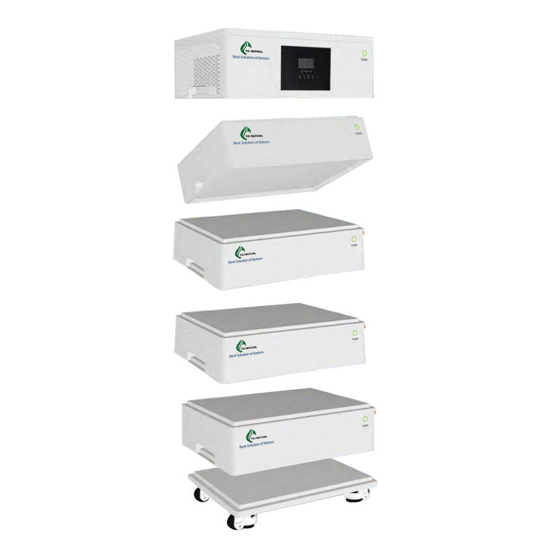 Hepsi Bir Arada Lifepo4 İstiflenebilir Ev Pil 20kw Kapalı Izgara Güneş Pil Depolama