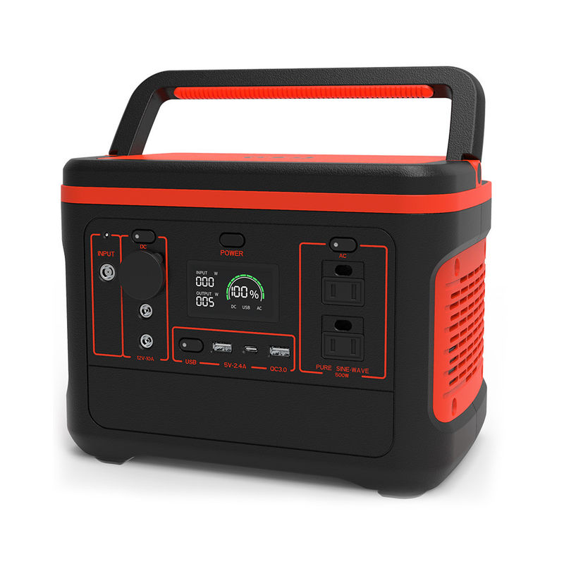 Kamp için 22.2V Şarj Edilebilir Taşınabilir Güç İstasyonu 568Wh Lifepo4 Güneş İstasyonu