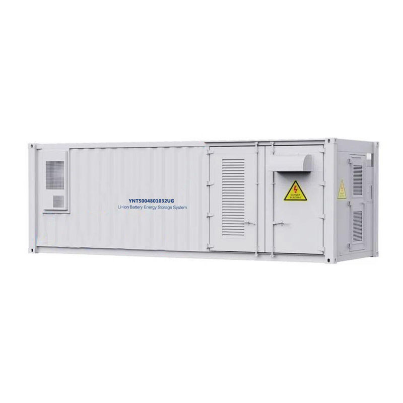 UL 20ft Konteyner ESS Çözümleri Konteyner Enerji Depolama Sistemi 51.2v 500kw LiFePo4 Pil Enerji Izgarası