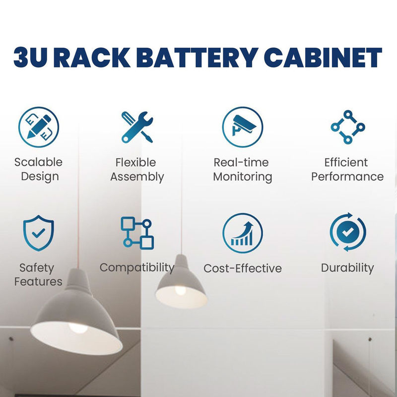 20480Wh 51.2V Lifepo4 Sunucu Raf Pil Güneş Enerjisi Depolama için 400ah Lityum İyon Pil