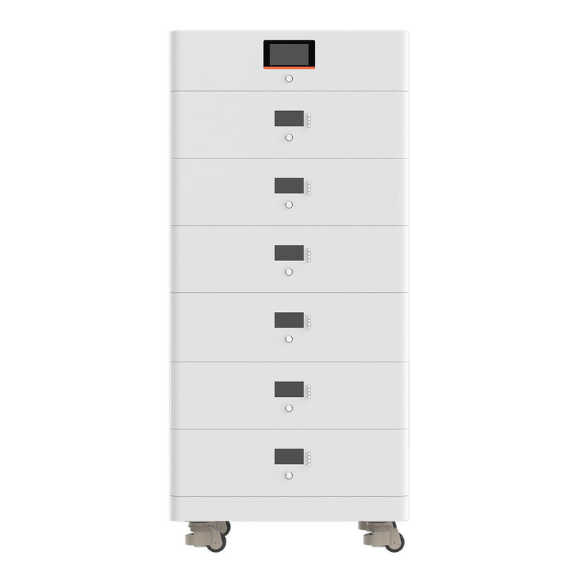 Su geçirmez Ip55 İstiflenebilir Pil Sistemi 21504Wh 51.2V 70ah Güneş Pili Enerji Depolama