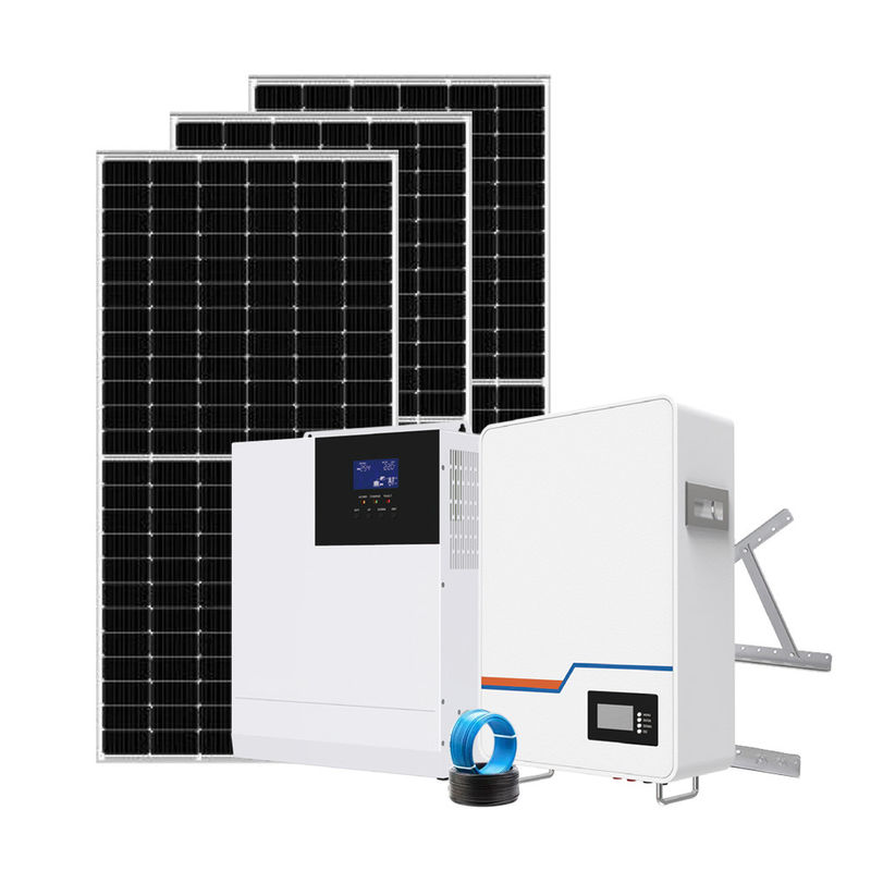 Hepsi Bir Arada Konut Güneş Enerjisi Sistemi 51.2V 5.1KWh Düşük Volt Duvara Monte