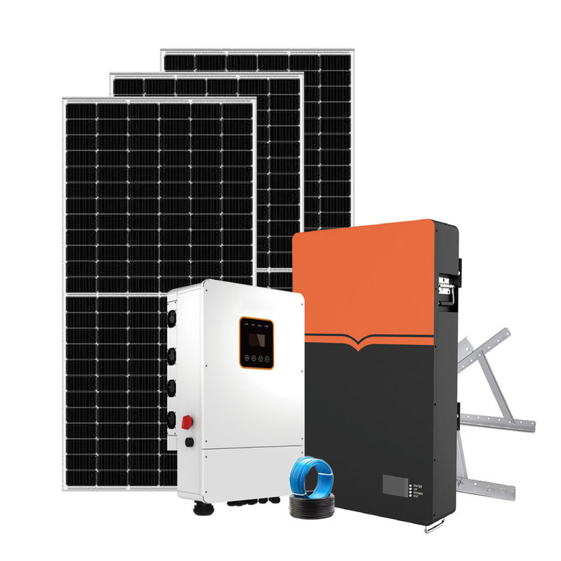 Duvara Monte Konut Güneş Enerjisi Sistemi Düşük Volt 51.2V 9.5KWh Güneş Enerjisi Çözümleri