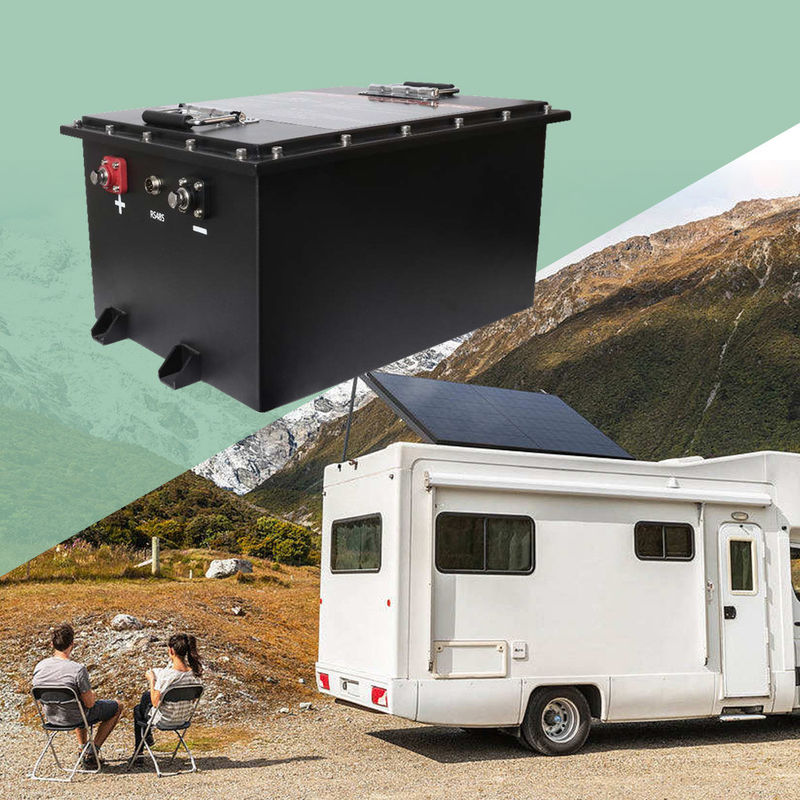 10.24KWh Derin Döngülü RV Pil 51.2v 200ah Turne Arabaları İçin Şarj Edilebilir RV Piller
