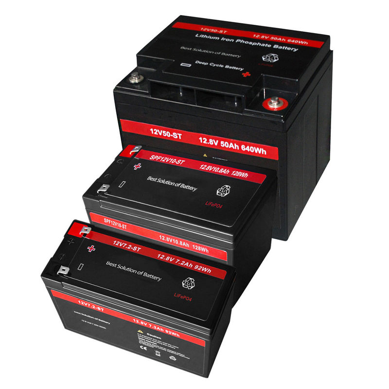 Dış Mekan Uygulamaları İçin 12v 50ah 7.5ah 10ah 640wh Şarj Edilebilir Lifepo4 Pil
