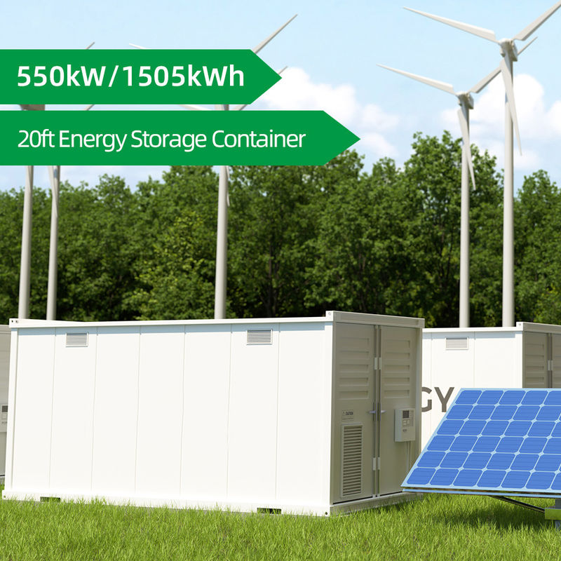 Ess Enerji Depolama Sistemi Konteyner Pil 1500kWh 20ft Konteyner Enerji Depolama Sistemi