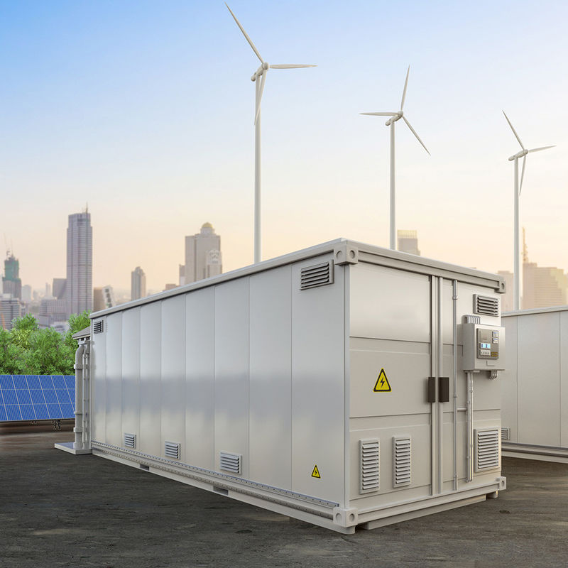 100kw 250kWh Pil Şebeke dışı enerji depolama konteyneri Hibrit Inverter/ Güç dönüştürme sistemi