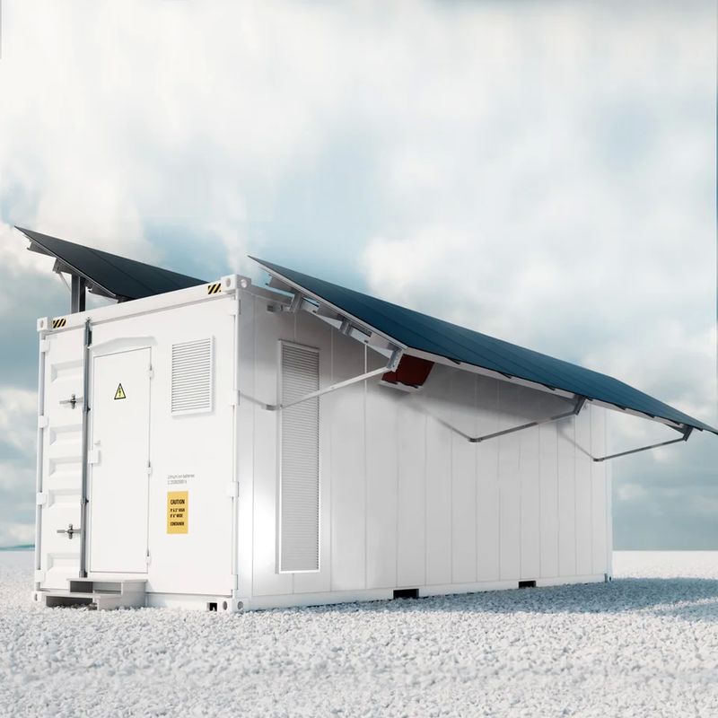 Kapasite Enerji depolama konteyneri 6900kWh Batarya 18*4P384S Endüstriyel güç çözümleri için yapılandırma